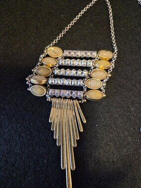 Lucky Brand Two Tone Ladder Pendant